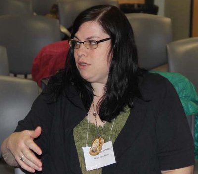 Meredith White, director of research and development at Mook Sea Farm in Walpole, Me., talks about acidification issues the oyster farm encountered in 2009.