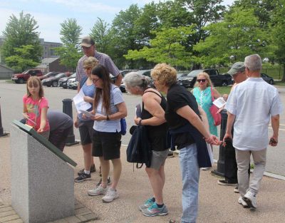 Quest participants at Fort Trumbull. Judy Benson / Connecticut Sea Grant
