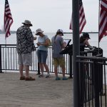 The waterfront park Quest took participants on the walkway along the Thames River.