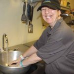 Deborah Swetz of Marrakech Inc. smiles when asked how she likes her job working with Gracilaria.