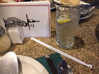 Plastic straws are among the single-use plastic items people are being asked to stop using as part of the Long Island Sound Study campaign.