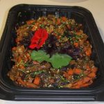 Maple-glazed kelp, carrots, onions and rutabagas was served during the workshop.