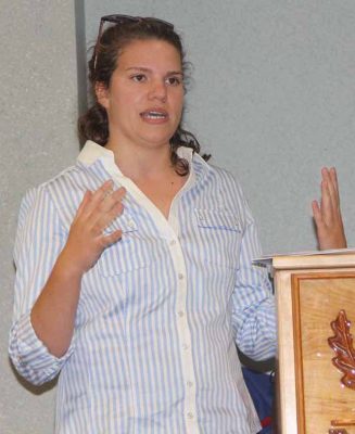 Jill Pegnataro, farm manager and hatchery technician for Green Wave, talks about the non-profit organization's farmer training program.