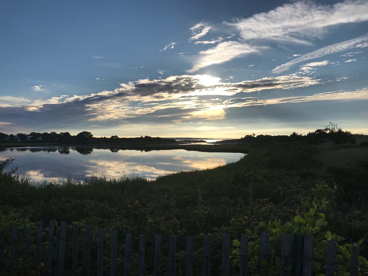 Alewife Cove in New London is seen in this image taken by city resident Jerry Fischer.