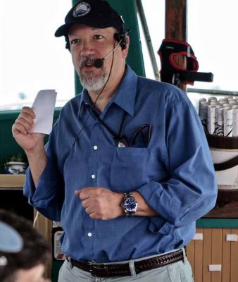 David Blatt of the state Department of Energy and Environmental Protection talked about the Long Island Sound Blue Plan.