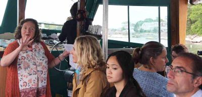 Research Coordinator Syma Ebbin talked about the wide variety of research projects funded by Sea Grant.
