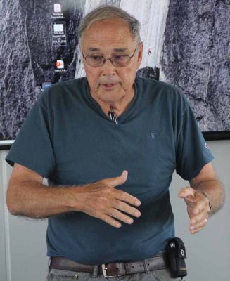 Richard Harris, water quality expert for Norm Bloom & Son/Copps Island Oysters talked about his work.