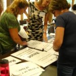 Teachers at an environmental education workshop