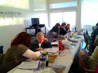 Teachers at an environmental education workshop