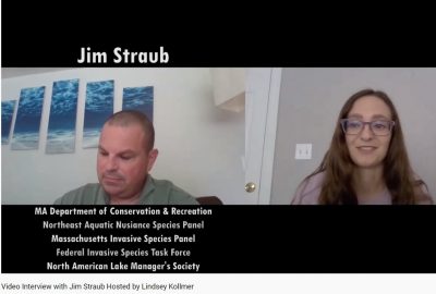 Screenshot from invasive aquatic species video