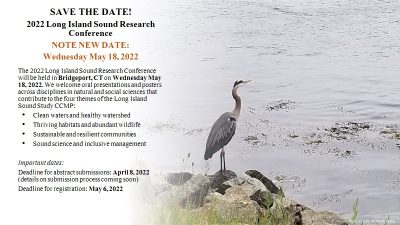 Flier for 2022 Long Island Sound Research Conference
