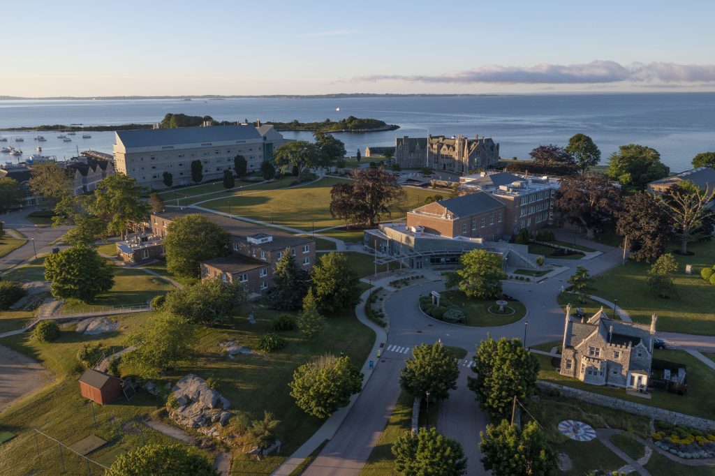 An aeriel view of the UConn Avery Point campus in Groton, where the Connecticut National Estuarine Research Reserve will be headquartered.