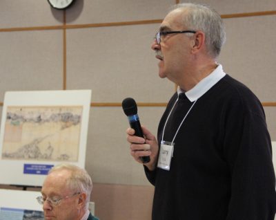 Larry Tytla, vice chairman of the Waterford-East Lyme Shellfish Commission, reported on the first scallop season on the Niantic River in many years during the commissions roundtable.